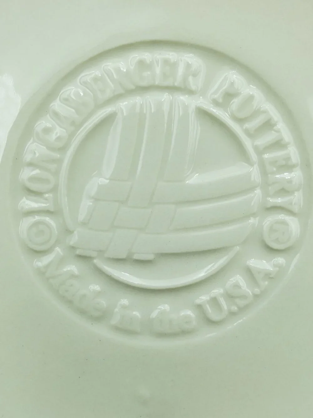 Longaberger Woven Traditions Heritage Green 1 Pint Salt Crock with Knob Lid